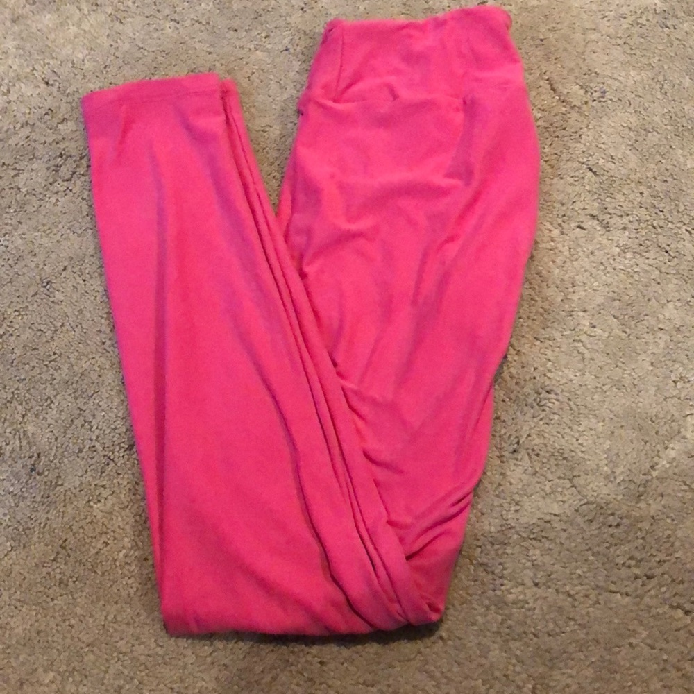 Hot pink Lularoe leggings